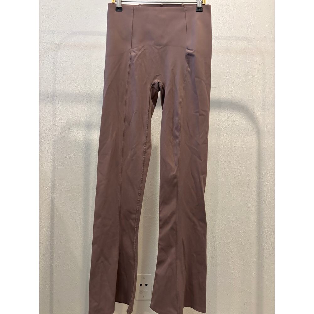SPANX Flare Pants Womens Size Medium Minimalist Brown - Picture 2 of 5
